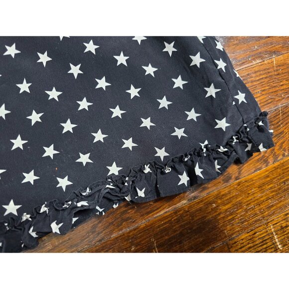 J. Crew Collection Star Print Dress Black Silk - Picture 12 of 15